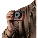 SmallRig Leather Half-Case with Wrist Strap for Ricoh GR IV (Red)