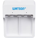 Watson 2-Bay USB-C Charger for 9V Rechargeable Batteries
