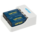 Watson 2-Bay USB-C Charger for 9V Rechargeable Batteries