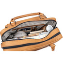 Dorr MANTA Genuine Leather Business Bag with Front Pocket (Camel)