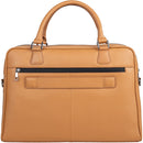 Dorr MANTA Genuine Leather Business Bag with Front Pocket (Camel)