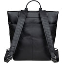 Dorr MANTA Leather Flap Backpack (Black)