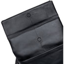 Dorr MANTA Leather Flap Backpack (Black)