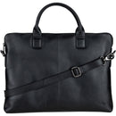 Dorr MANTA Genuine Leather Laptop Bag (Small, Black)