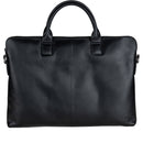 Dorr MANTA Genuine Leather Laptop Bag (Medium, Black)