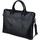 Dorr MANTA Genuine Leather Laptop Bag (Medium, Black)