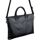 Dorr MANTA Genuine Leather Laptop Bag (Medium, Black)