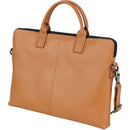 Dorr MANTA Genuine Leather Laptop Bag (Medium, Camel)