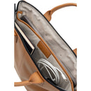 Dorr MANTA Genuine Leather Laptop Bag (Medium, Camel)