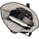 Dorr Rolltop Leather Backpack (Medium, Black)