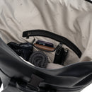 Dorr Rolltop Leather Backpack (Medium, Black)
