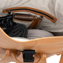 Dorr Rolltop Leather Backpack (Medium, Camel)