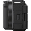 Sony ZV-E10 II Mirrorless Camera with Mini Flash Kit (Black)