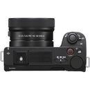Sony ZV-E10 II Mirrorless Camera with 16-50mm f/3.5-5.6 Lens and Mini Flash Kit (Black)