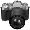 FUJIFILM X-T50 Mirrorless Camera with Basic Bundle (Silver)