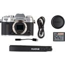 FUJIFILM X-T50 Mirrorless Camera with Basic Bundle (Silver)