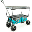 Creative Outdoor Distributor XXL Hauler Deluxe Folding Wagon (Teal Gray)