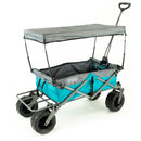 Creative Outdoor Distributor XXL Hauler Deluxe Folding Wagon (Teal Gray)