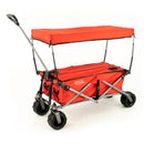 Creative Outdoor Distributor XXL Hauler Deluxe Folding Wagon (Red)
