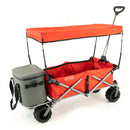 Creative Outdoor Distributor XXL Hauler Deluxe Folding Wagon (Red)