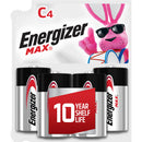 Energizer Max Alkaline C Battery (4-Pack)