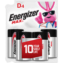 Energizer MAX Alkaline D Battery (4-Pack)