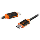 j5create 100W USB-C Charge & Sync Cable (9.8', Black/Orange)