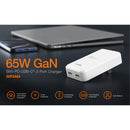 j5create 65W GaN Slim PD USB-C 2-Port Wall Charger
