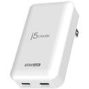 j5create 65W GaN Slim PD USB-C 2-Port Wall Charger