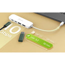 j5create Eco-Friendly USB-C to 4-Port USB-C & USB-A 3.2 Gen 2 Hub (White)