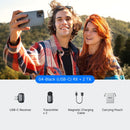BOYA mini 2 2-Person Wireless Microphone System with One Receiver with USB-C Connector (Black, without Charging Case)