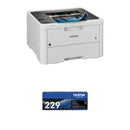 Brother Wireless HL-L3220CDW Compact Digital Color Printer with TN229BK Standard-Yield Black Toner Cartridge Kit
