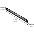 IOGEAR Toolless Vented Blanking Panel (1 RU, 2-Pack)