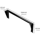 IOGEAR GRWV1U Deep Vertical Wall Mount Server Rack (1 RU, 19")