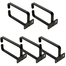 IOGEAR GRCMH57 Cable Management Ring (1 RU, 3.9 x 2.3", 5-Pack)