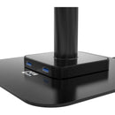 CTA Digital Desk Mount with USB Ports and Built-In Cooling Fan for 7 to 15" Laptops