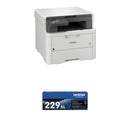 Brother HL-L3300CDW Digital Color Multifunction Printer with TN229XLBK High-Yield Toner Cartridge Kit