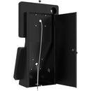CTA Digital Dual Security Enclosure Desk Mount with Storage Compartment (Black)