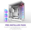 NZXT H9 Flow RGB Mid-Tower Case (White)