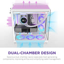 NZXT H9 Flow RGB Mid-Tower Case (White)