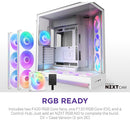 NZXT H9 Flow RGB+ Mid-Tower Case (White)