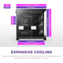 NZXT H9 Flow Mid-Tower Case (Black)