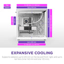 NZXT H9 Flow Mid-Tower Case (White)