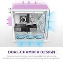 NZXT H9 Flow Mid-Tower Case (White)