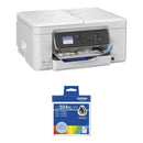Brother MFC-J1365DW INKvestment All-in-One Color Inkjet Printer with LC504XL2PKS High-Yield Black Ink Cartridges Kit
