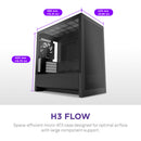 NZXT H3 Flow Micro-ATX Tower Case (Black)