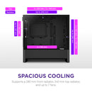 NZXT H3 Flow Micro-ATX Tower Case (Black)