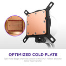 NZXT Kraken Plus 240 RGB AIO Liquid CPU Cooler (White)