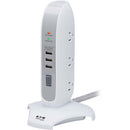 Tripp Lite TLP66USB 5-Outlet Tower Surge Protector Tower