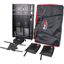ProX DJ Facade Table Workstation with TV Bracket Mount